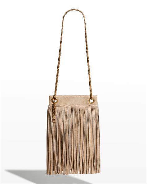 ysl fringe hobo bag